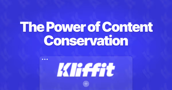 The Power of Content Conservation With AI